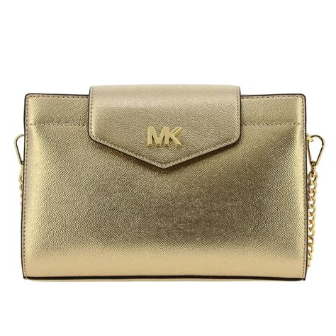 michael kors very hollywood gold clutch bag|michael kors women's gold clutch.